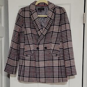 Talbots Classic Jacket in Gray and Black Size 4